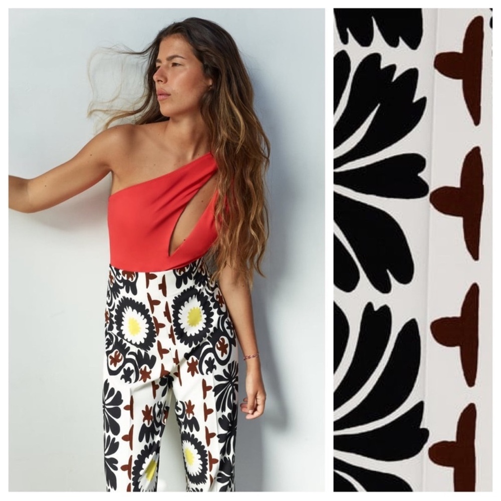 Zara Funky Boho Wide-Leg Pants - Picture 2 of 10